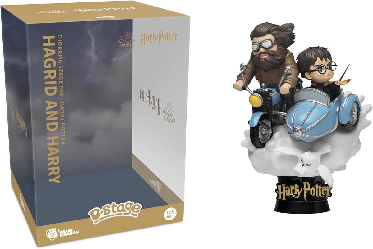 Beast Kingdom DS-098 Hagrid and Harry diorama side profile