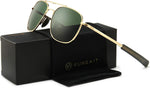 SUNGAIT aviator sunglasses lifestyle outdoor display