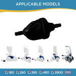 Amptyhub pool cleaner replacement kit with two hose nuts