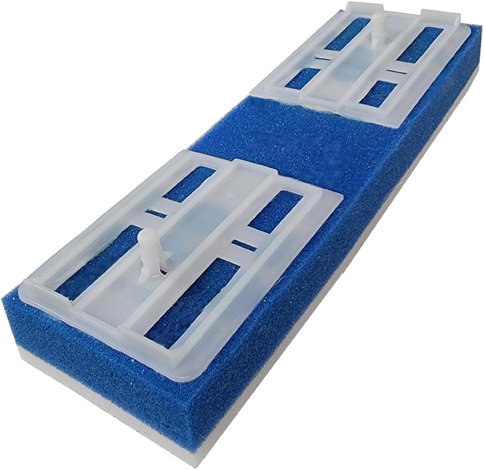 HOMEMAID 9 Inch Butterfly Eraser Mop Replacement Refill Sponge front view highlighting the blue dual-layered foam construction