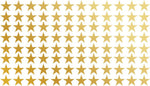 Innovative Stencils peel and stick star decal close up