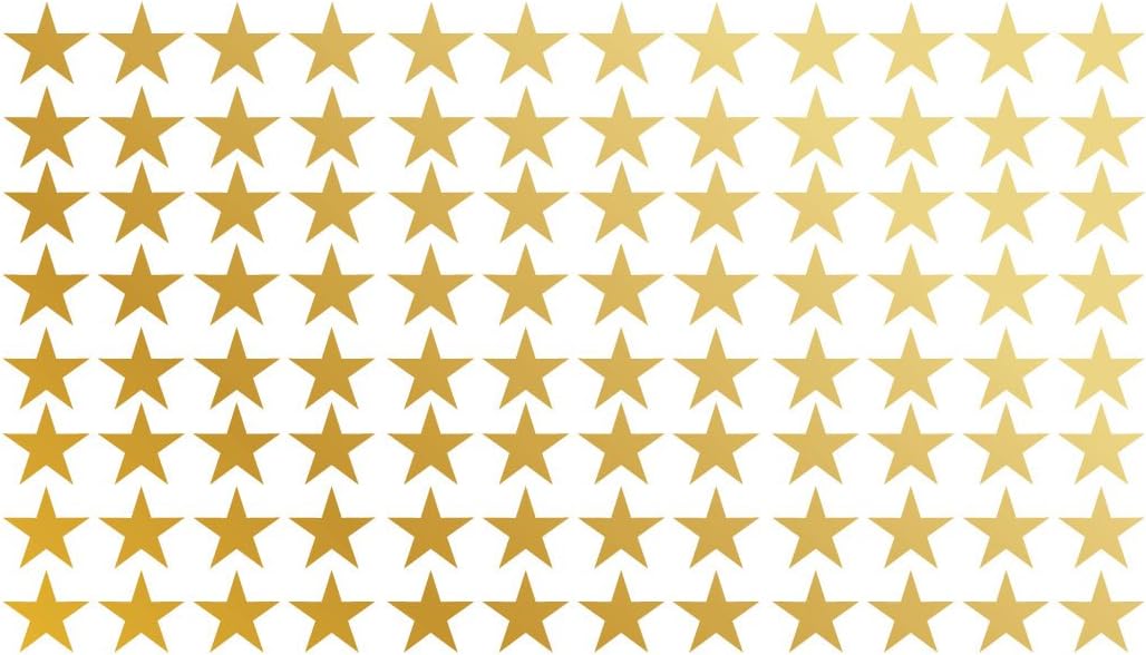 Innovative Stencils peel and stick star decal close up