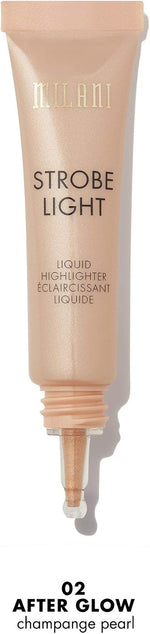 Milani liquid face highlighter packaging showing fluid ounce details