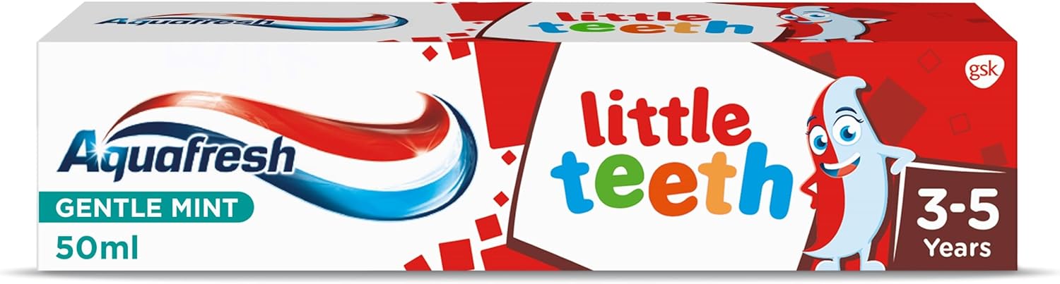 Aquafresh Little Teeth Toothpaste (3-5Y) - 50Ml - Cavity Protection, 1 Piece - Image 1