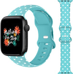 Compatible 38mm Apple Watch Bands for Women 40mm 41mm 42mm 44mm 45mm, iWatch Bands for Women Strap Wristbands Women Polka Dot Apple Watch Band Compatible Apple Watch Series Ultra 8 7 6 5 4 3 2 1 SE - Image 14