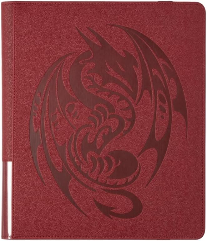 Dragon Shield Card Codex Portfolio 360 Blood Red front view