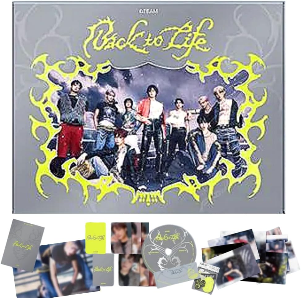 &TEAM Back To Life Breath Version mini album front cover displaying official group photo artwork.