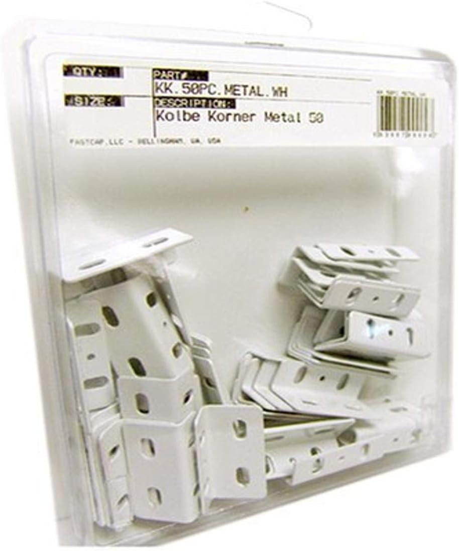 FastCap Metal Kolbe Korner -50 Pack White - Image 1