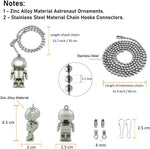 Wayilea astronaut ornament attached to lamp fixture