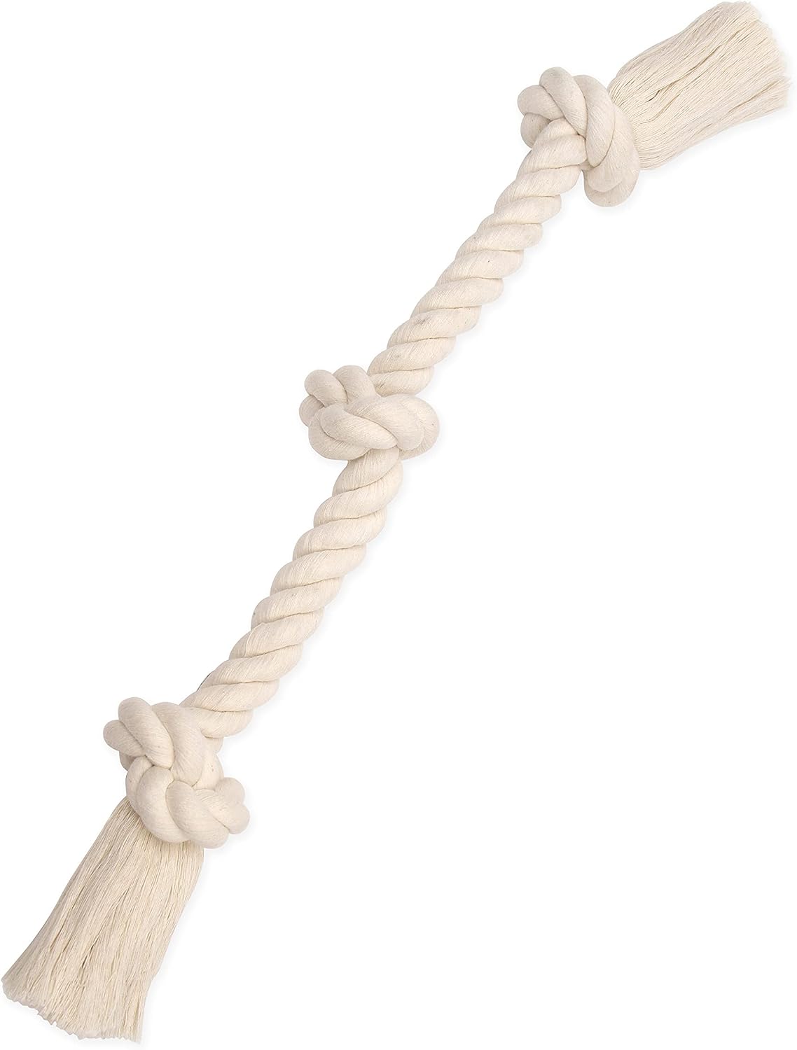 Safe and non toxic cotton dog dental floss chew bone for heavy chewers