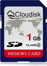 Cloudisk 2GB SD Card inserted into legacy GPS navigation unit