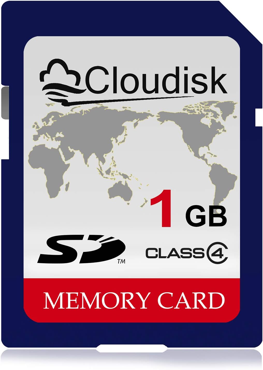 Cloudisk 2GB SD Card inserted into legacy GPS navigation unit
