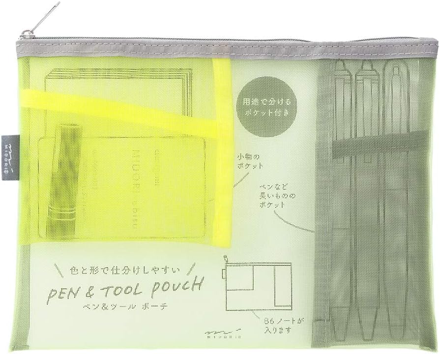 Midori mesh case close up of nylon fabric texture