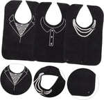 Healifty 3pcs adult bibs set packaging