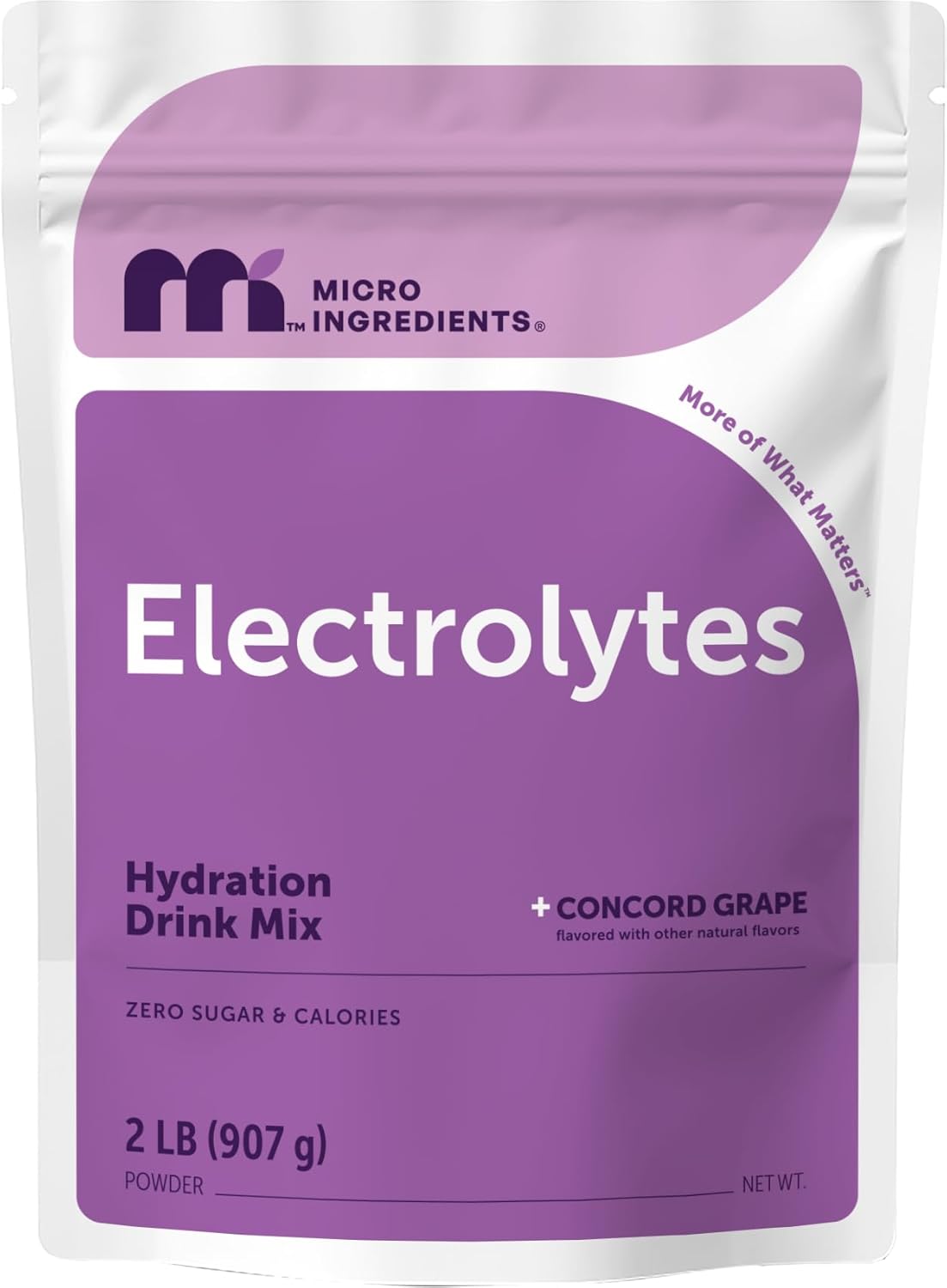 Micro Ingredients electrolytes powder front view bottle