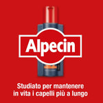 Alpecin hair growth shampoo bottle texture and design