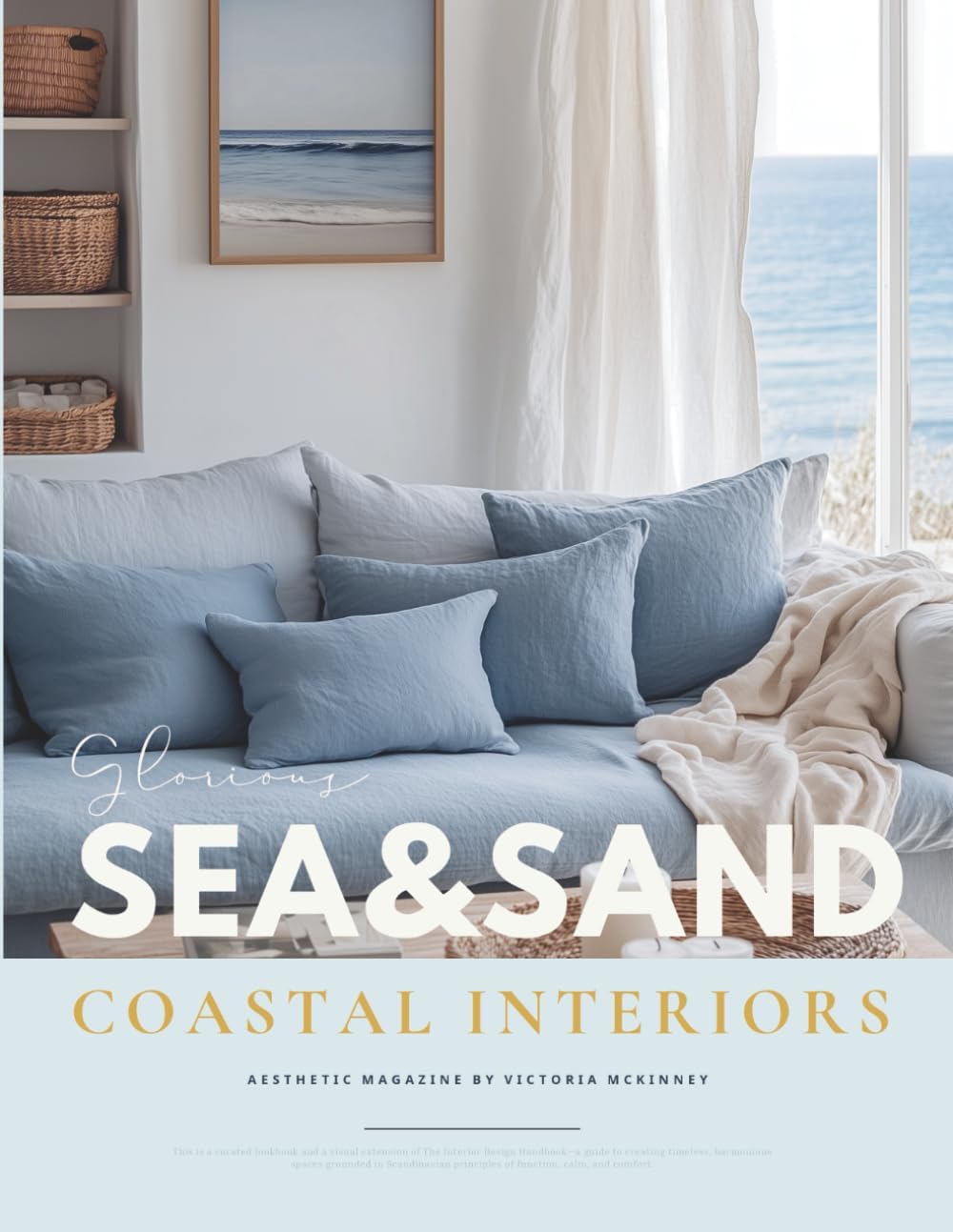Victoria Mckinney Sea and Sand Coastal House Interior Design Book cover front view