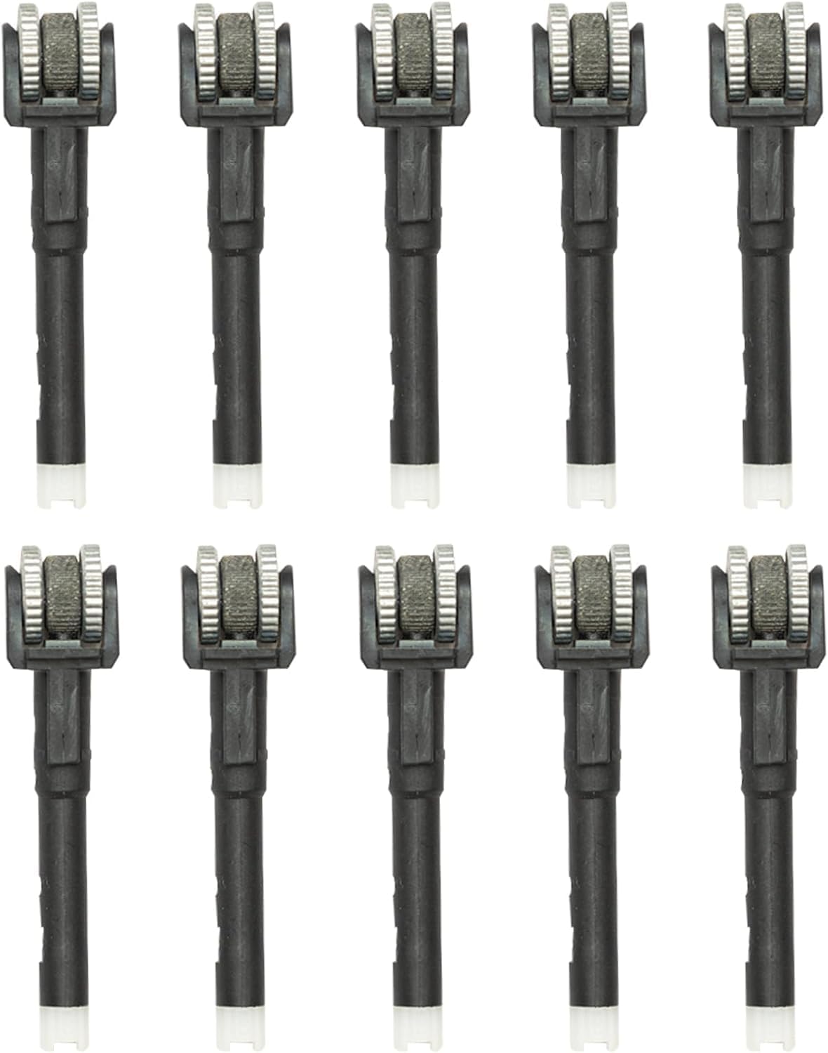 10 Pack Lighter Flint Barrel Replacement Kit with Striker Wheels, Refillable Ignition System Metal Flint Tube Mechanism for Standard Lighters (Large Size) - Image 1