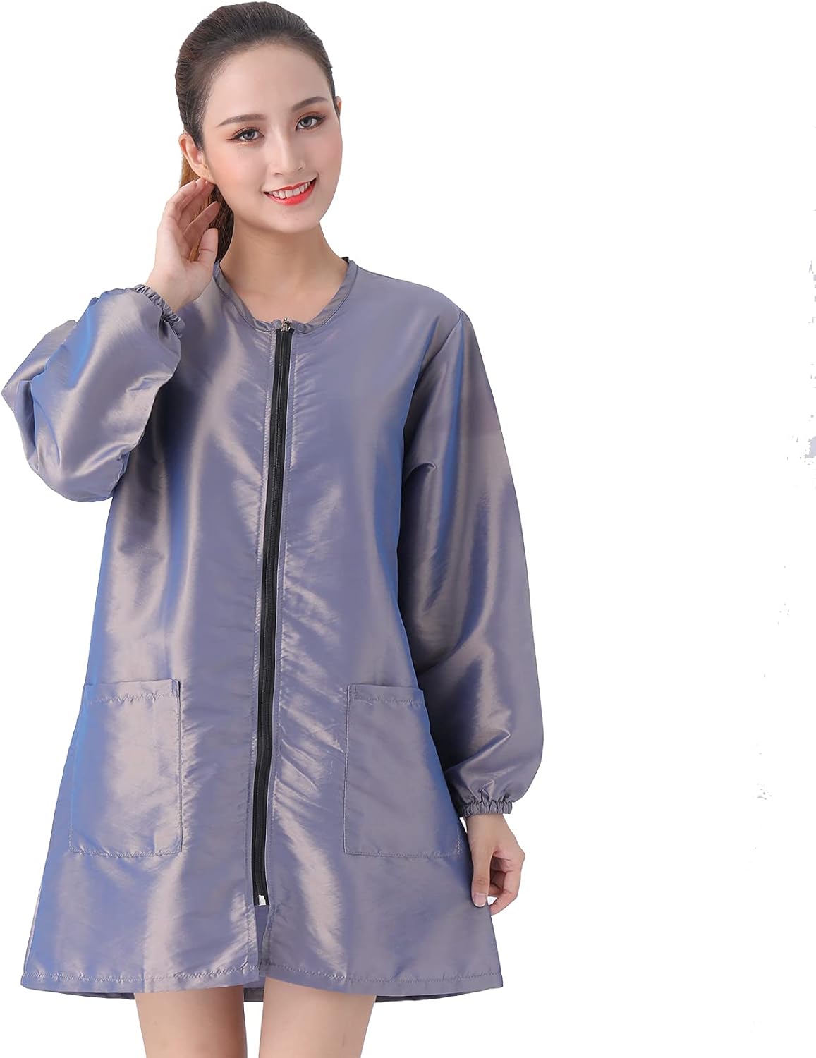 Tilyiala salon smock back view design
