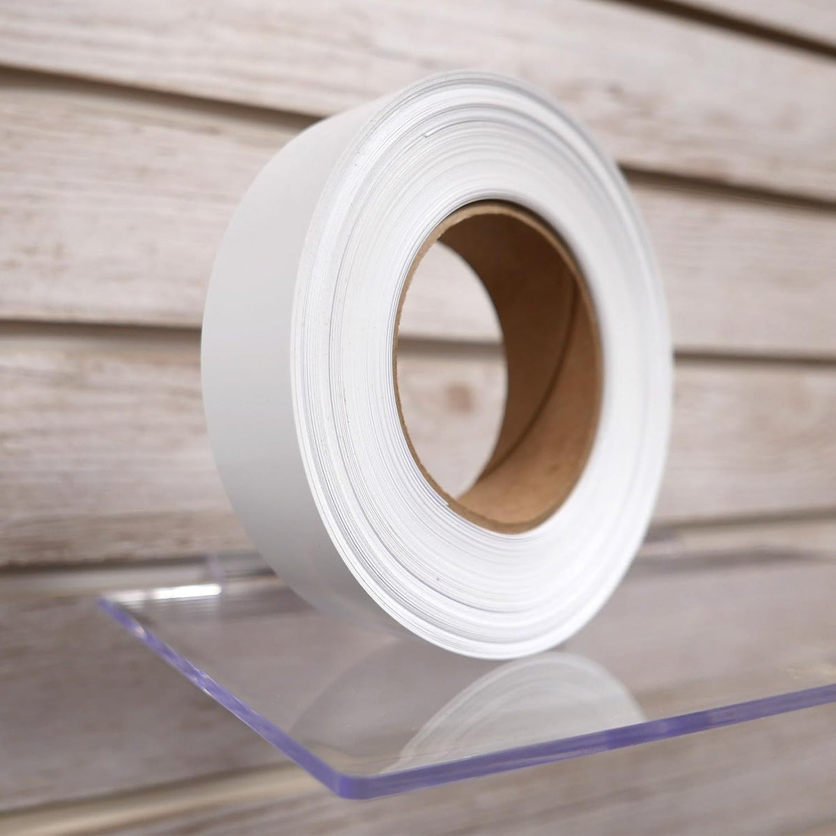 Slatwall Vinyl Insert Decorative Accent Strip, 130 FT Long x 1.25" H, 1 Roll Covers a 4' x 8' Panel, Red - Image 9