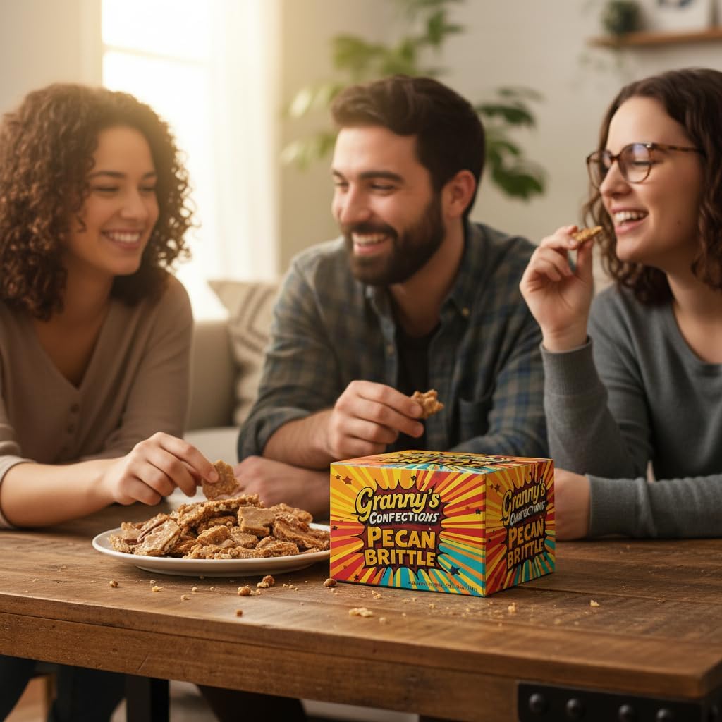 Authentic premium small batch crunch snack bag top angle view