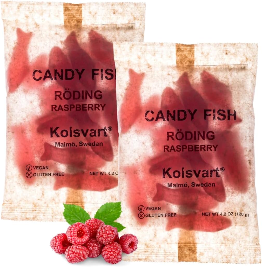 KOLSVART Swedish Candy Variety Pack, 4.2 oz Each - Sour Raspberry, Sour Blueberry, Classic Rasperry Berry, Elderflower & Black Currant Blend (Pack of 5) - Image 12