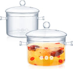 Zubebe borosilicate glass saucepan packaging and contents