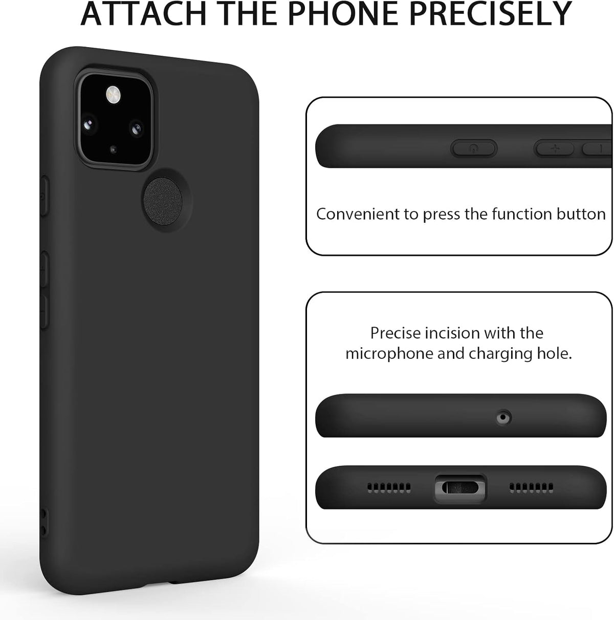 Amzpas anti-scratch smartphone case button alignment