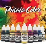 Top-down view of the complete Jacquard Pinata alcohol ink set box packaging