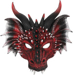 Himine dragon cosplay mask front view