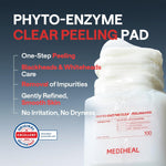 Mediheal Phyto Enzyme pore care pads with built in hygienic tweezers