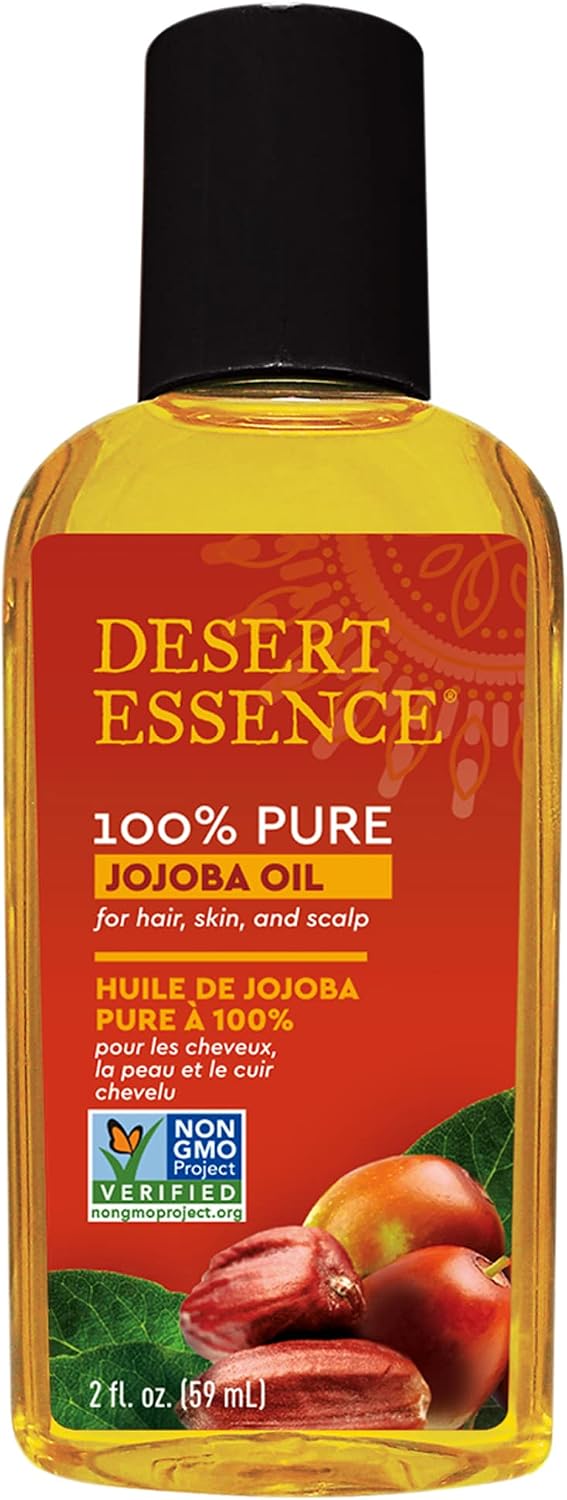 Desert Essence 100% Pure Jojoba Oil, 8 Fl Oz | Cold-pressed moisturizer for hair, skin & scalp doubles as makeup remover and aftershave hydrator - Image 10
