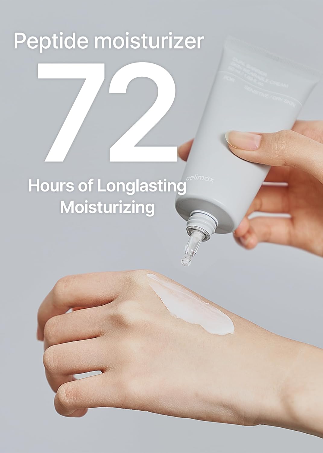 Hydrating Korean skincare cream by Celimax for sensitive skin