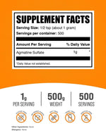 BulkSupplements Agmatine Sulfate powder texture
