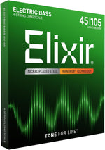 Authentic USA imported Elixir bass guitar strings set overview