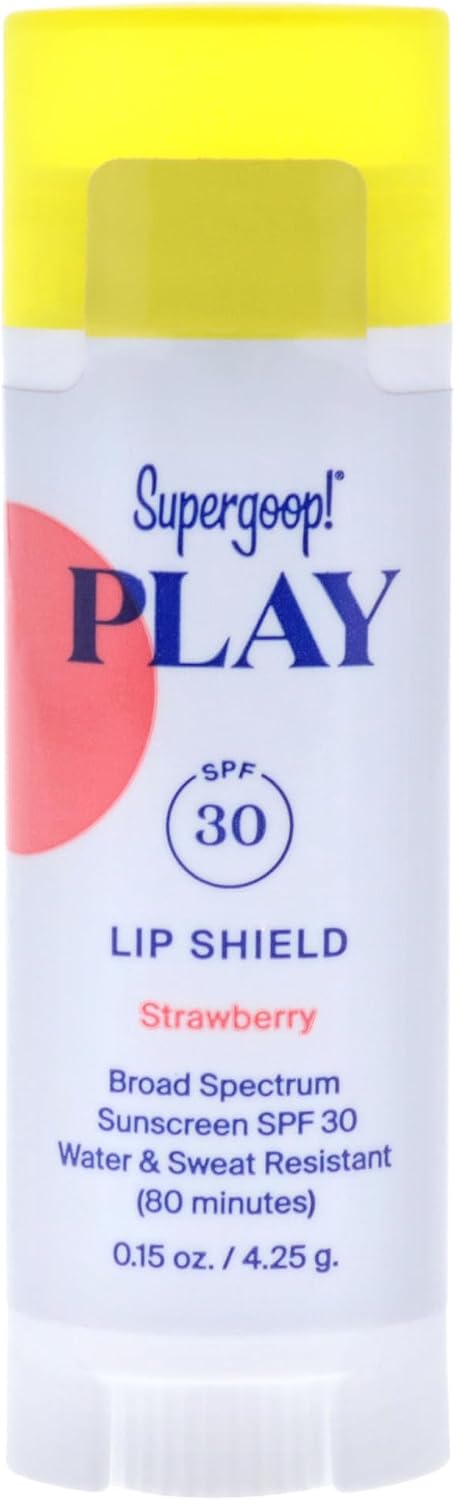 Supergoop broad spectrum UV protection lip product
