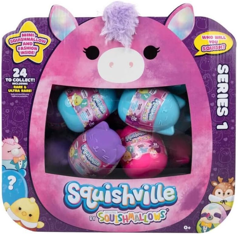 Squishmallows Squishville mystery mini blind pack front view