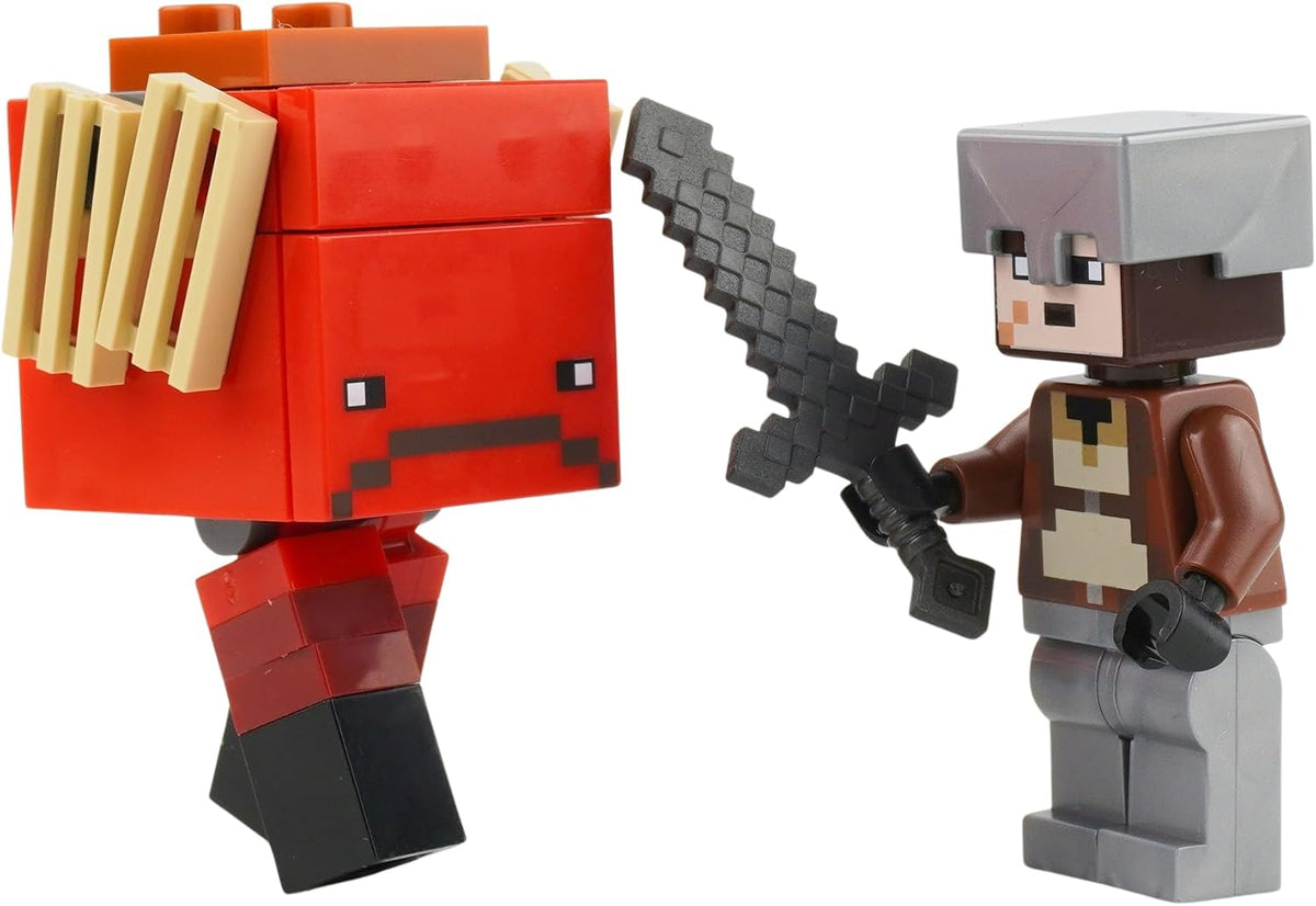 LEGO Minecraft Nether Hero sword accessory close up