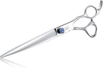 JASON Curved Dog Grooming Scissors - 8" Ergonomic Pets Cats Trimming Shears with Offset Handle and a Jewelled Screw for Right Handed Groomers Long Sharp Comfortable Christmas Gift - Image 11