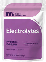 Micro Ingredients electrolytes powder front view supplement jar