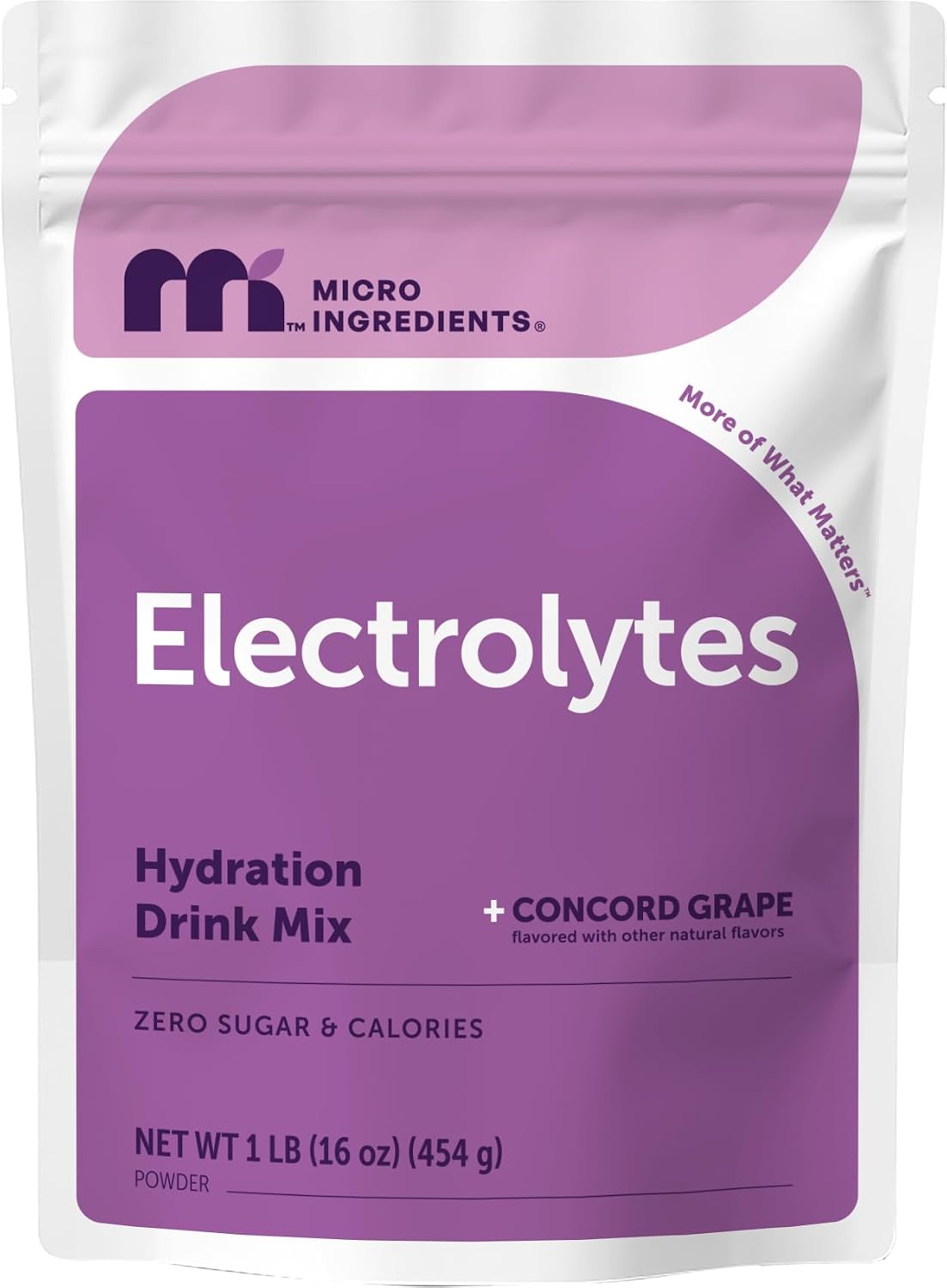 Micro Ingredients electrolytes powder front view supplement jar
