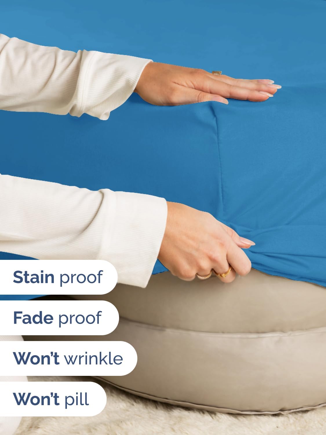 CGK Unlimited twin fitted sheet elastic band all around edge