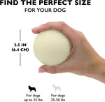 Close up of durable Chew King glow in the dark dog toy