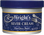 Wright's Silver Cleaner and Polish Cream - 8 Ounce - Ammonia Free - Gently Clean and Remove Tarnish Without Scratching - Image 1