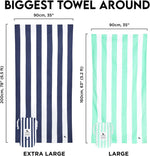 Dock And Bay large beach towel hanging