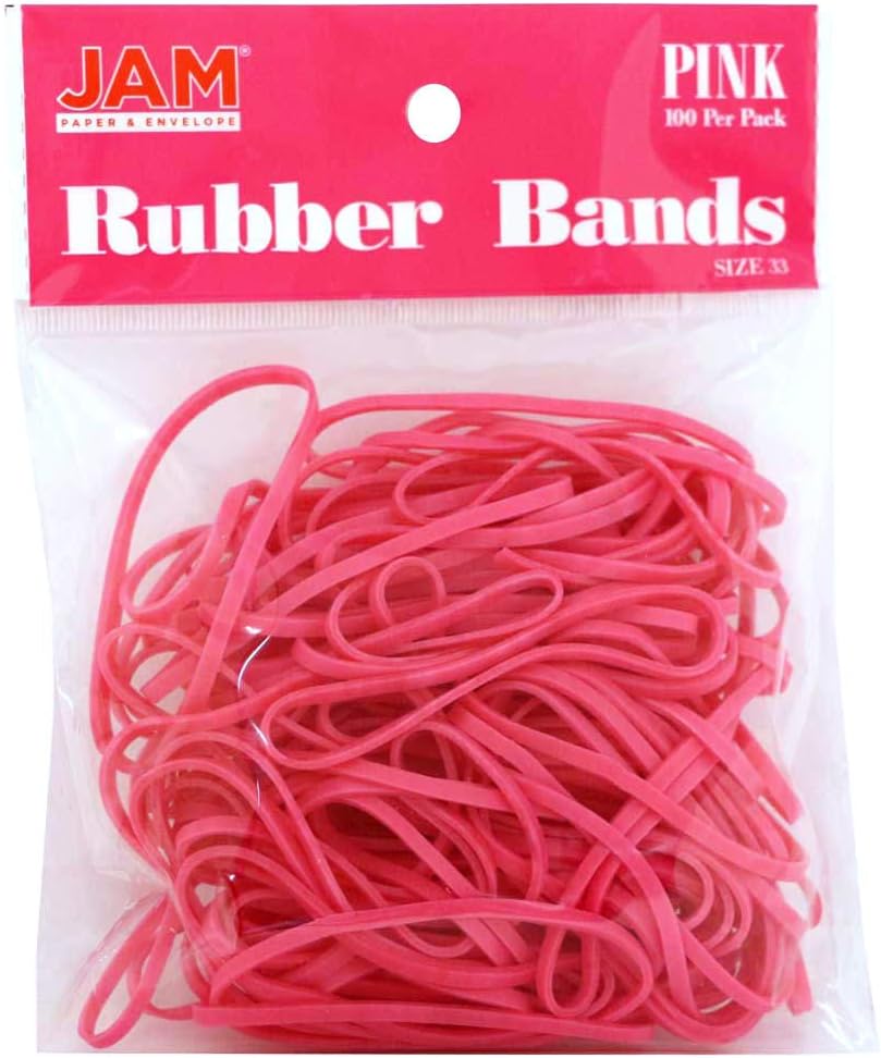 JAM PAPER Durable Rubber Bands - Size 64 - Red Multi-Purpose Rubberbands - 100/Pack - Image 14
