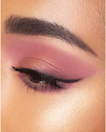 Close up look of the matte and metallic textures in the Milani Rosy Revenge palette