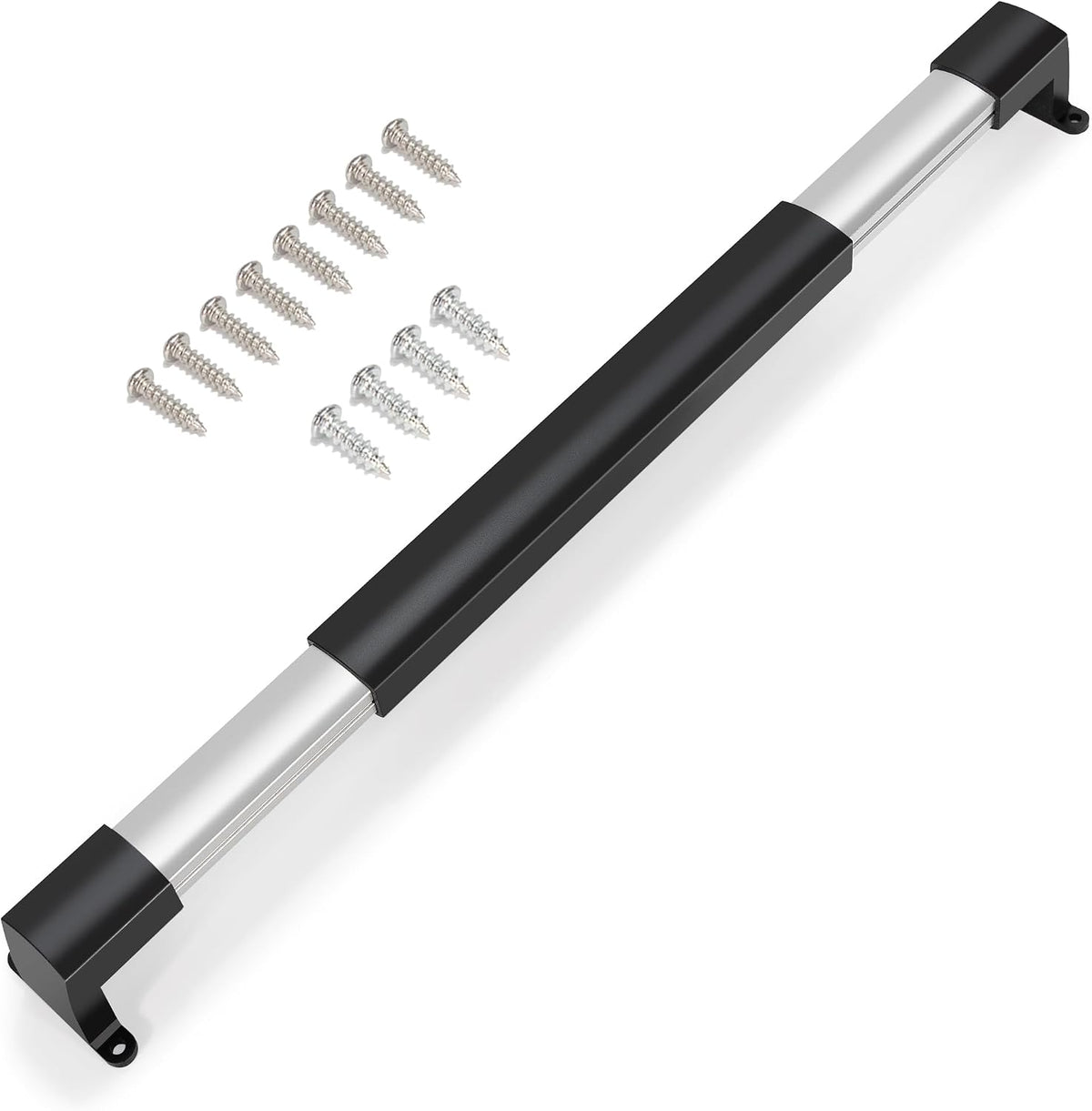 TONDA RV screen door handle front view showing adjustable cross bar