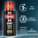 Alpecin sport shampoo product texture demonstration