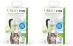 Catit Airsift filter pad kit highlighting thirty day odor protection for multi cat homes.